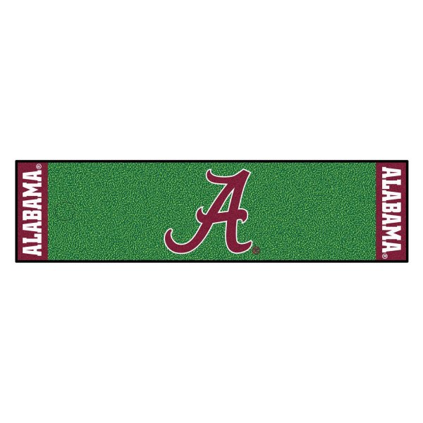 FanMats® - Alabama University University Logo Golf Putting Green Mat