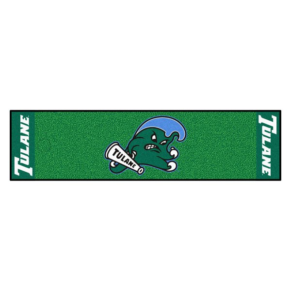 FanMats® - Tulane University Logo Golf Putting Green Mat