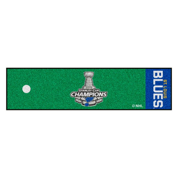 FanMats® - NHL St. Louis Blues 2019 Stanley Cup Champions Golf Putting Green Mat