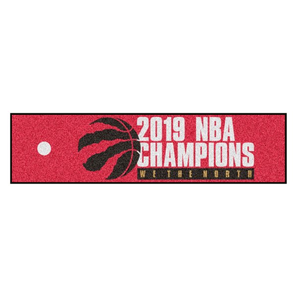FanMats® - NBA Toronto Raptors 2019 NBA Finals Champions Logo Golf Putting Green Mat
