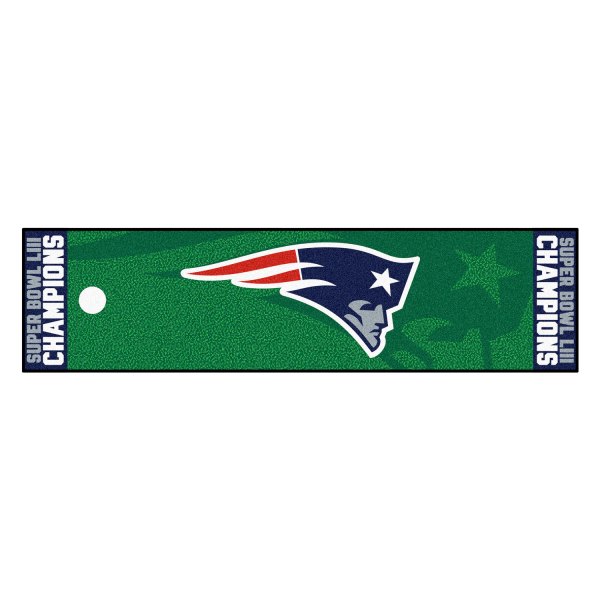 FanMats® - NFL New England Patriots Super Bowl LIII Champions Logo Golf Putting Green Mat