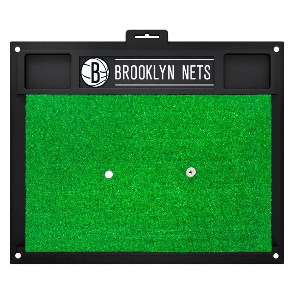 FanMats® - NBA Brooklyn Nets Logo Golf Hitting Mat