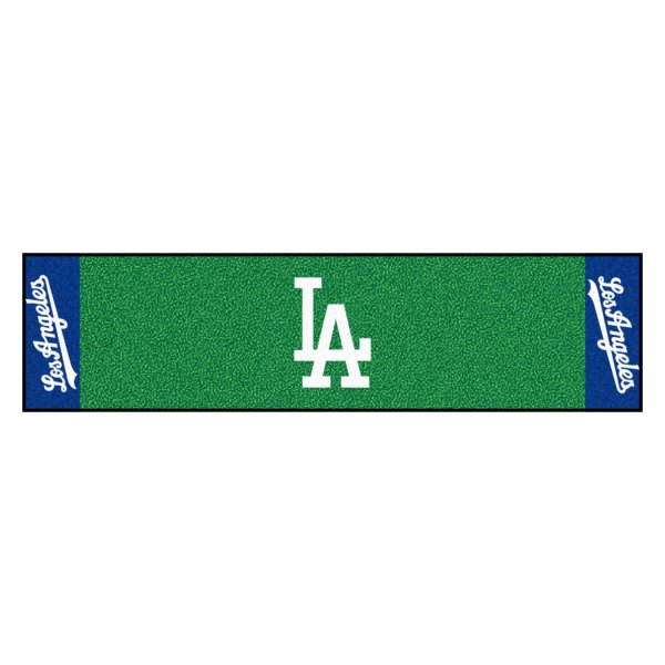 FanMats® - MLB Los Angeles Dodgers Logo Golf Putting Green Mat