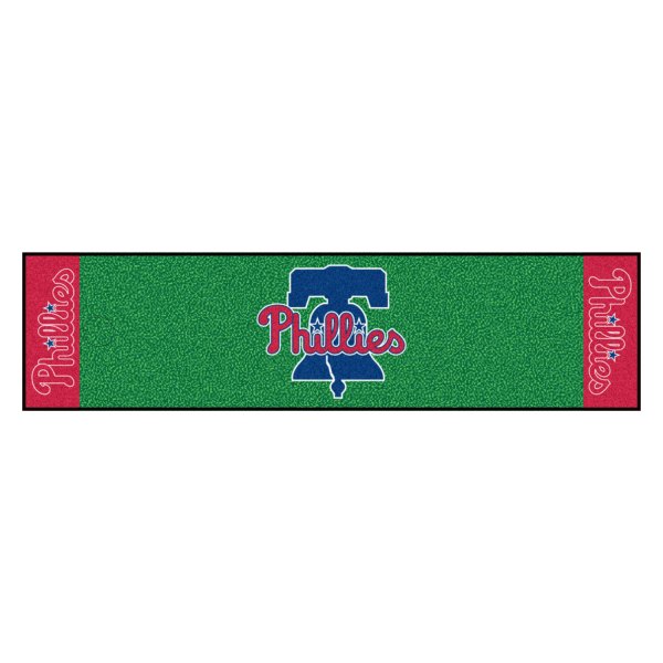 FanMats® - MLB Philadelphia Phillies Logo Golf Putting Green Mat