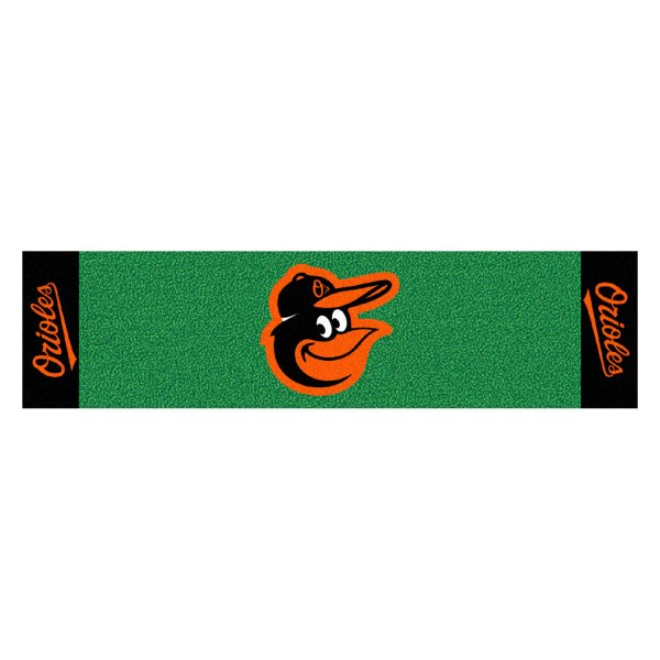 FanMats® - MLB Baltimore Orioles Logo Golf Putting Green Mat