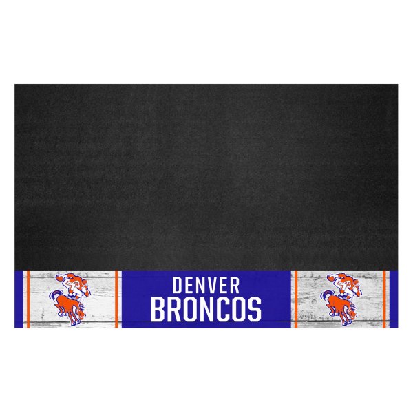 FanMats® - Grill Mat with "Bucking Bronco" Logo