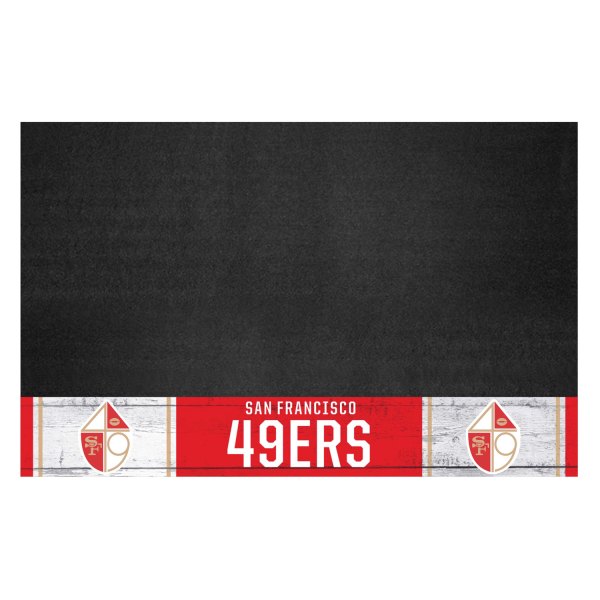 FanMats® - Grill Mat with "49ers Shield" Logo