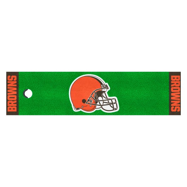FanMats® - NFL Cleveland Browns Logo Golf Putting Green Mat