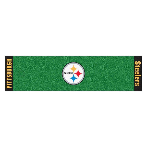 FanMats® - NFL Pittsburgh Steelers Logo Golf Putting Green Mat