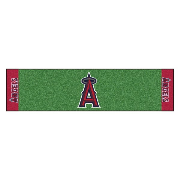 FanMats® - MLB Los Angeles Angels Logo Golf Putting Green Mat