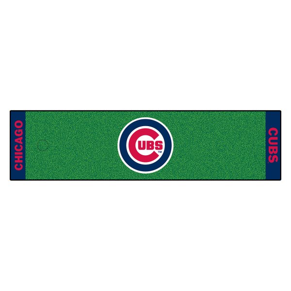 FanMats® - MLB Chicago Cubs "Circular Cubs" Primary Logo Golf Putting Green Mat