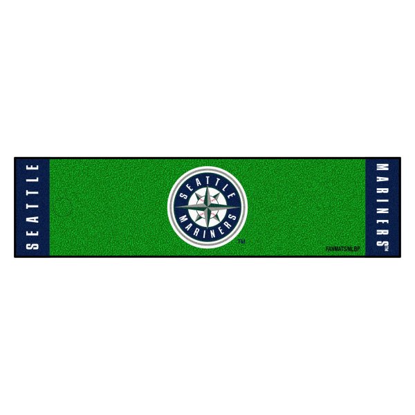 FanMats® - MLB Seattle Mariners Logo Golf Putting Green Mat
