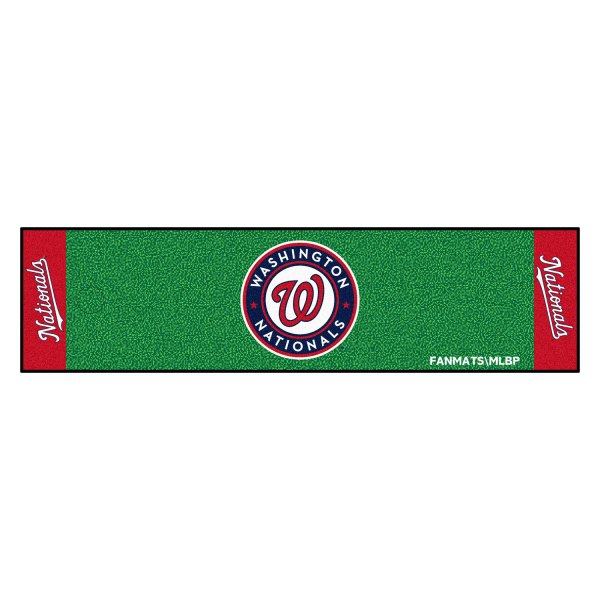 FanMats® - MLB Washington Nationals Logo Golf Putting Green Mat