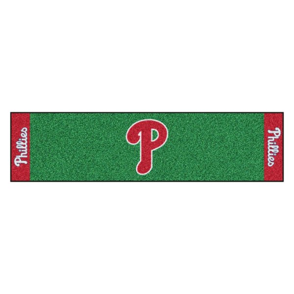 FanMats® - MLB Philadelphia Phillies "P" Logo Golf Putting Green Mat