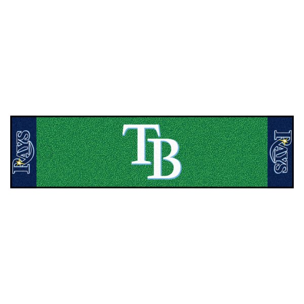 FanMats® - MLB Tampa Bay Rays Logo Golf Putting Green Mat