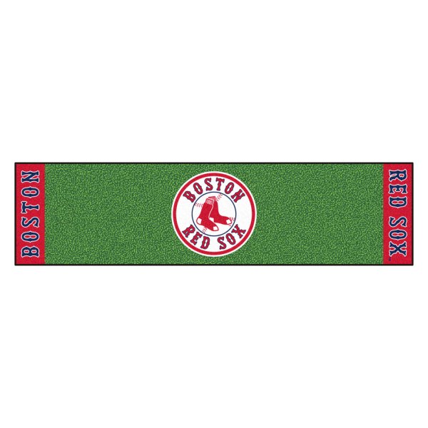 FanMats® - MLB Boston Red Sox Logo Golf Putting Green Mat