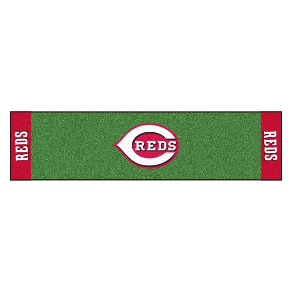 FanMats® - MLB Cincinnati Reds Logo Golf Putting Green Mat