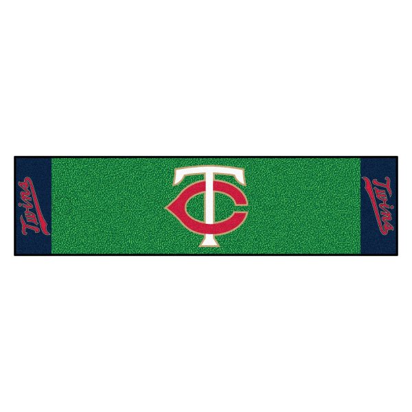 FanMats® - MLB Minnesota Twins Logo Golf Putting Green Mat