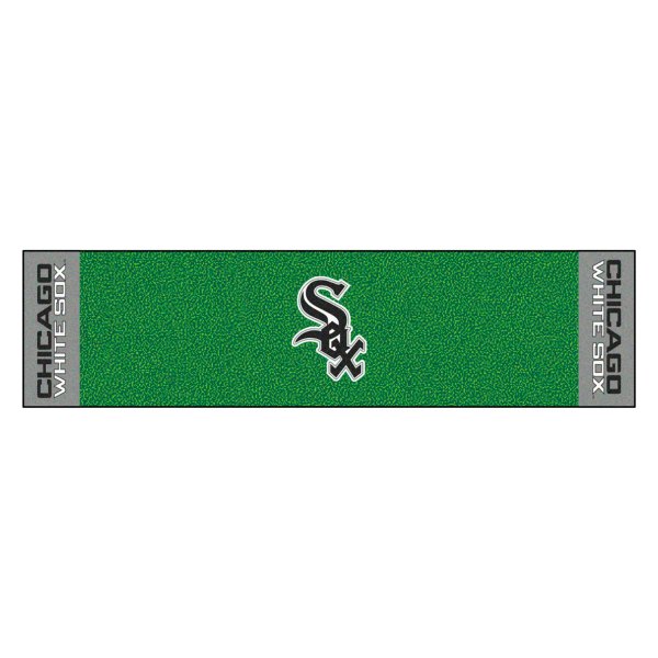 FanMats® - MLB Chicago White Sox Logo Golf Putting Green Mat