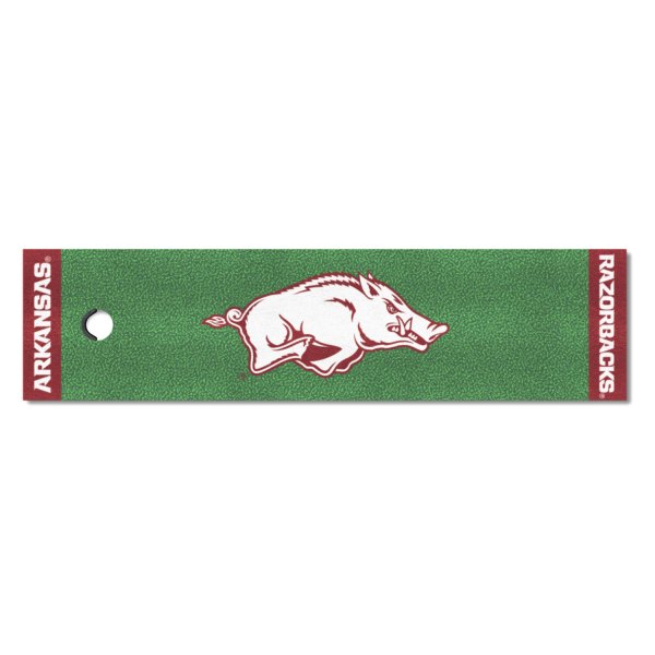 FanMats® - Arkansas University Logo Golf Putting Green Mat