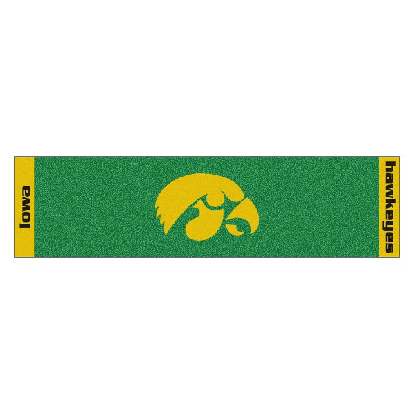 FanMats® - Iowa University Logo Golf Putting Green Mat