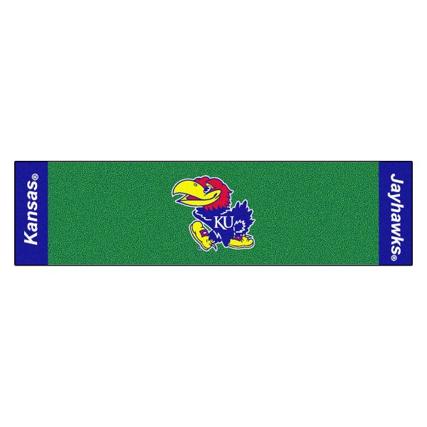 FanMats® - Kansas University Logo Golf Putting Green Mat