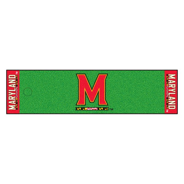 FanMats® - Maryland University Logo Golf Putting Green Mat