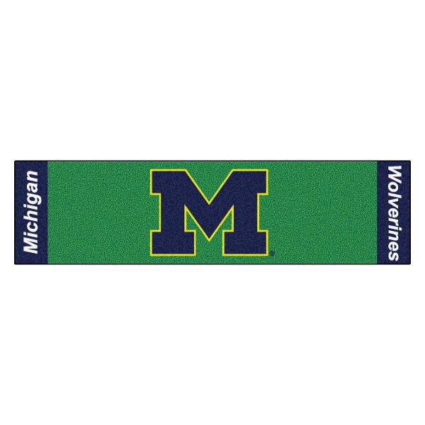 FanMats® - Michigan University Logo Golf Putting Green Mat