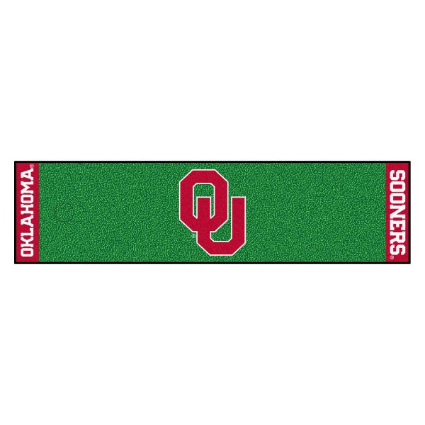 FanMats® - Oklahoma University Logo Golf Putting Green Mat