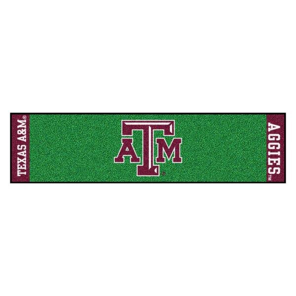 FanMats® - Texas A&M University Logo Golf Putting Green Mat