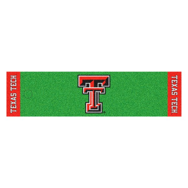 FanMats® - Texas Tech University Logo Golf Putting Green Mat