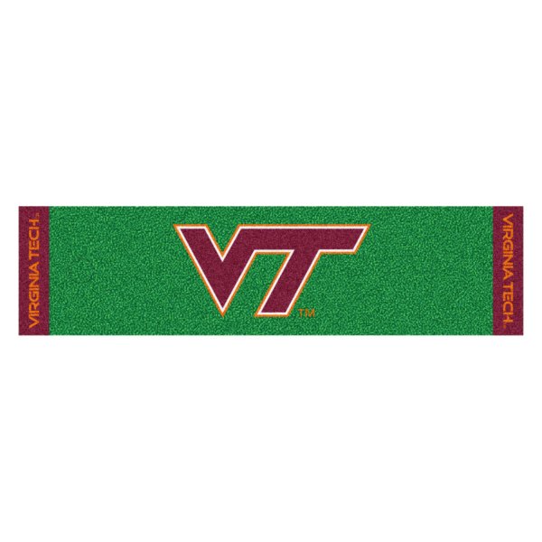 FanMats® - Virginia Tech University Logo Golf Putting Green Mat