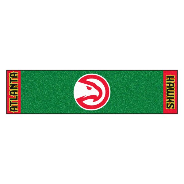 FanMats® - NBA Atlanta Hawks Logo Golf Putting Green Mat