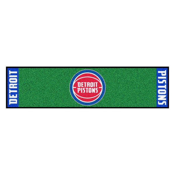 FanMats® - NBA Detroit Pistons Logo Golf Putting Green Mat