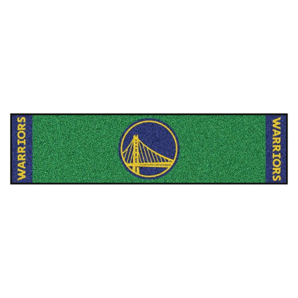 FanMats® - NBA Golden State Warriors Logo Golf Putting Green Mat