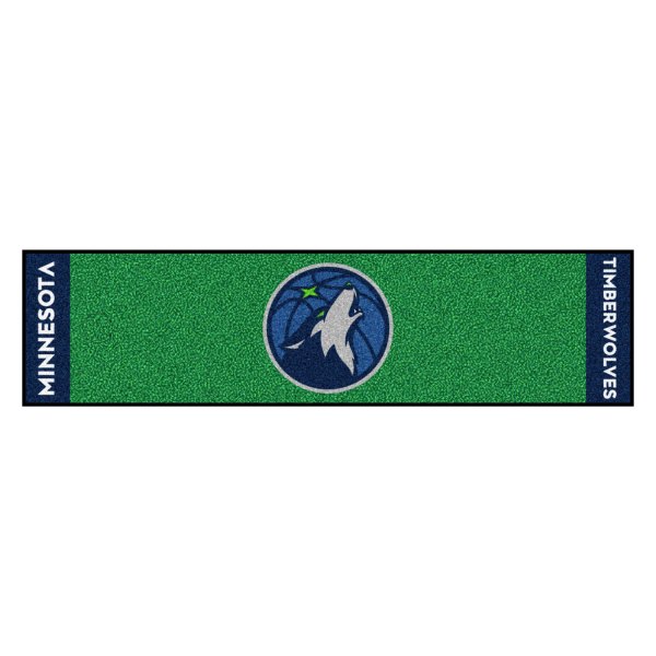 FanMats® - NBA Minnesota Timberwolves Logo Golf Putting Green Mat