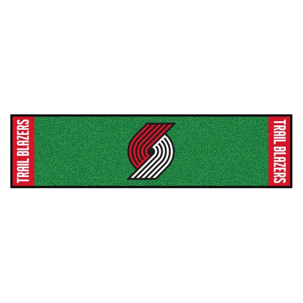 FanMats® - NBA Portland Trail Blazers Logo Golf Putting Green Mat