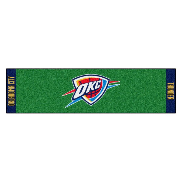 FanMats® - NBA Oklahoma City Thunder Logo Golf Putting Green Mat
