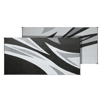 Faulkner® - Deluxe 8' x 16' Summer Waves (Black) Multi-Purpose Mat