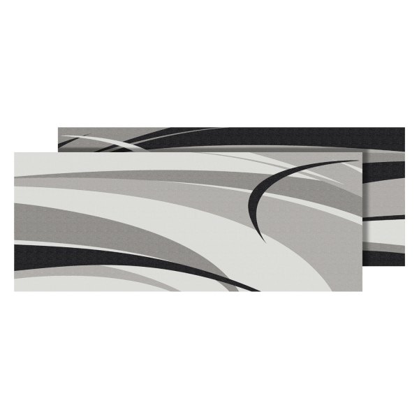 Faulkner® - Deluxe 9' x 12' Graphic (Black/Gray) Multi-Purpose Mat