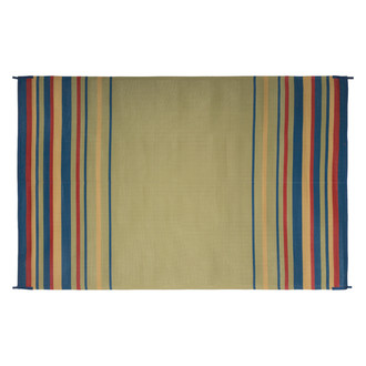 Faulkner® - Deluxe 8' x 20' Striped (Blue/Brick/Beige/Green) Multi-Purpose Mat