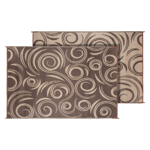 Faulkner® - Deluxe 9' x 12' Swirl (Brown/Beige) Multi-Purpose Mat