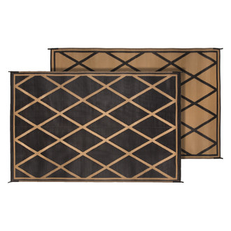 Faulkner® - Deluxe 8' x 20' Diamond (Black/Beige) Multi-Purpose Mat