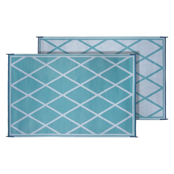 Faulkner® - Deluxe 3' x 5.6' Diamond (Turquoise/White) Multi-Purpose Mat