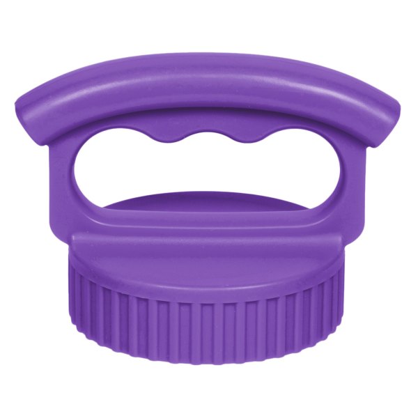 Fifty/Fifty® - 3.5" x 2.6" x 6.9" Royal Purple Wide-Mouth 3-Finger Lid