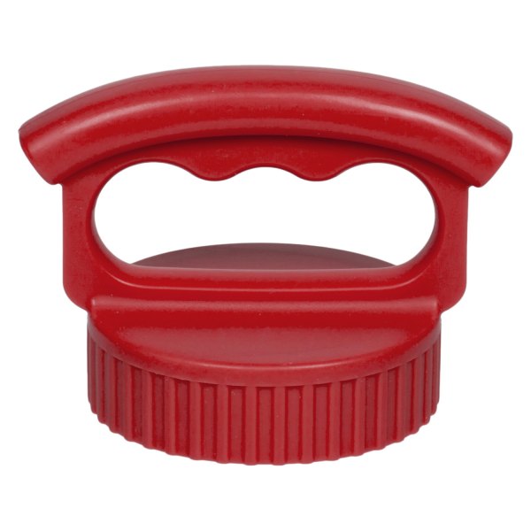 Fifty/Fifty® - 3.5" x 2.6" x 6.9" Cherry Red Wide-Mouth 3-Finger Lid