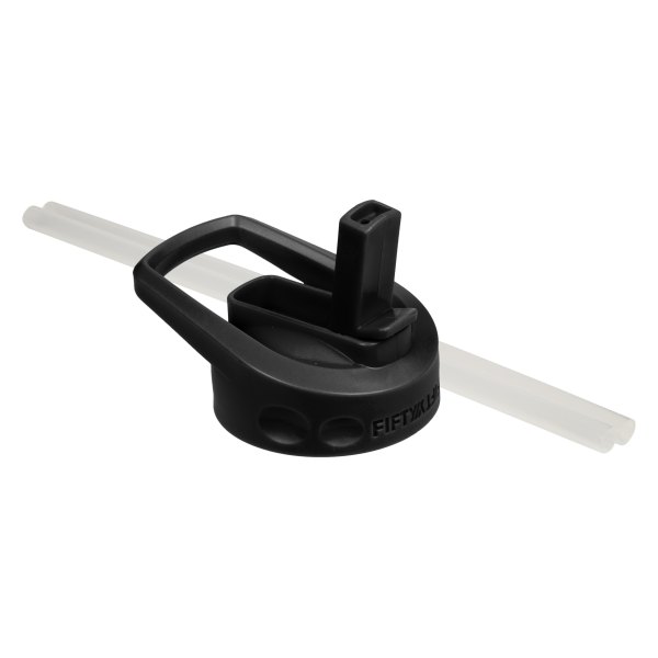 Fifty/Fifty® - 2.65" Black Wide-Mouth Straw Lid