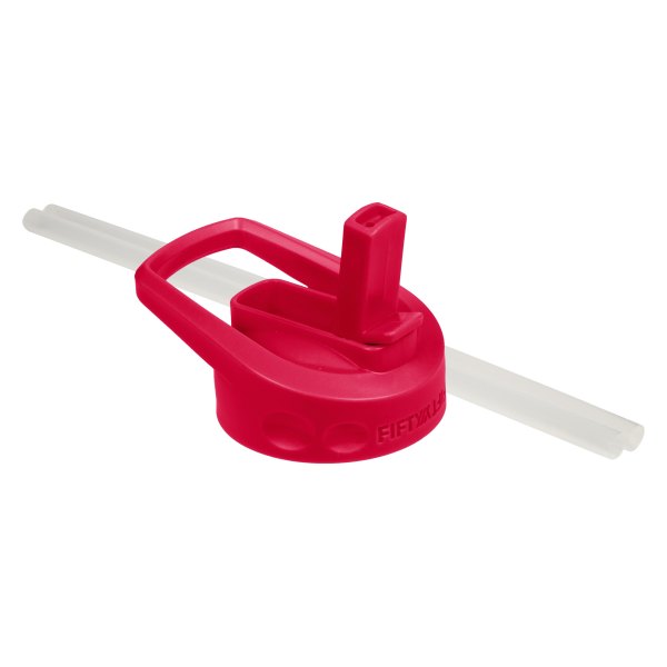 Fifty/Fifty® - 2.65" Red Wide-Mouth Straw Lid