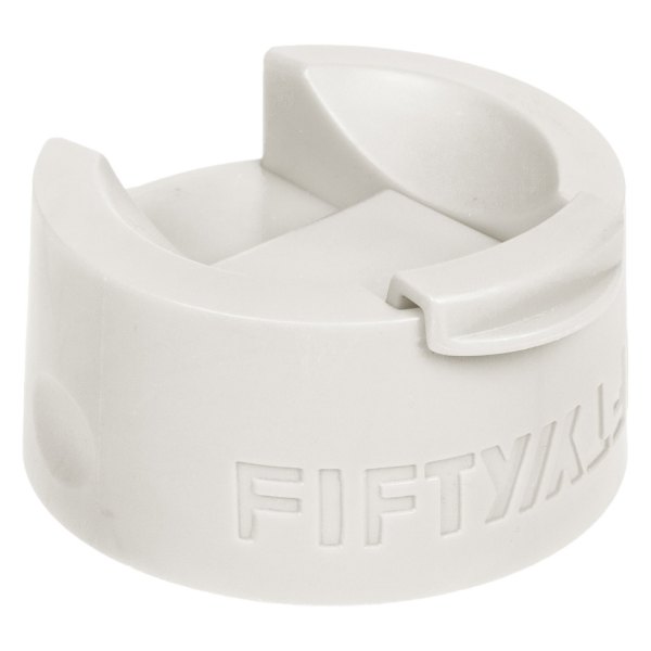 Fifty/Fifty® - 2.65" White Wide-Mouth Flip Lid