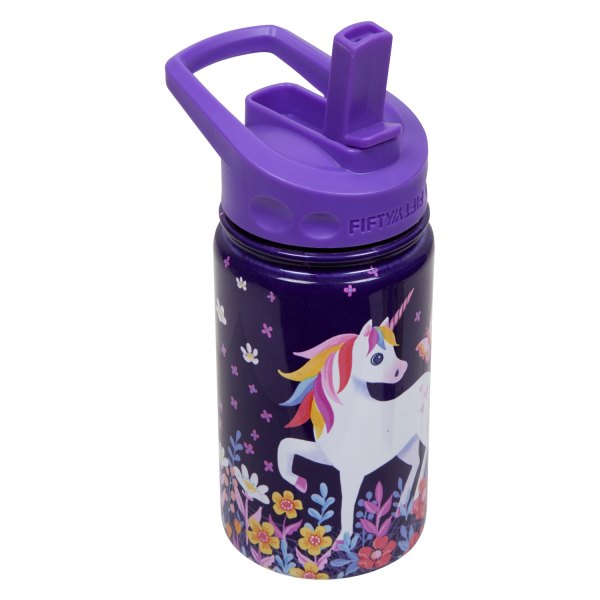 Fifty/Fifty® - Kid's™ 12 fl. oz. Unicorn Stainless Steel Vacuum Insulated Bottle with Straw Lid